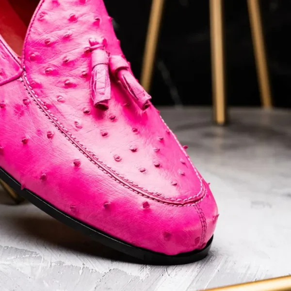 marco_di_milano_aubiere_o_9.webp Clearance Marco di Milano Aubiere Ostrich Quill Tassel Loafers Pink