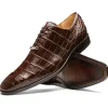 Flash Sale Marco di Milano Bono Alligator Wholecut Oxfords Brown