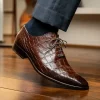 Flash Sale Marco di Milano Bono Alligator Wholecut Oxfords Brown