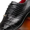 Best Sale Marco di Milano Bono Alligator Wholecut Oxfords Black