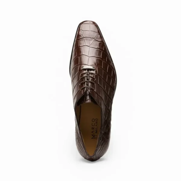 Flash Sale Marco di Milano Bono Alligator Wholecut Oxfords Brown