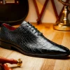 Best Sale Marco di Milano Bono Alligator Wholecut Oxfords Black