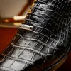 Best Sale Marco di Milano Bono Alligator Wholecut Oxfords Black