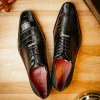 Best Sale Marco di Milano Bono Alligator Wholecut Oxfords Black