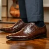 Flash Sale Marco di Milano Bono Alligator Wholecut Oxfords Brown