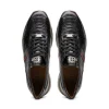 Sale Marco di Milano Brescia Python & Calfskin Sneakers Black