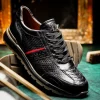 Sale Marco di Milano Brescia Python & Calfskin Sneakers Black