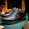 Sale Marco di Milano Brescia Python & Calfskin Sneakers Black