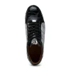 Sale Marco di Milano Cairo Alligator Sneakers Black / Newspaper