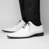 Hot Mezlan Marco Di Milano Criss Ostrich Quill Dress Oxfords White