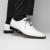 Hot Mezlan Marco Di Milano Criss Ostrich Quill Dress Oxfords White