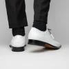 Hot Mezlan Marco Di Milano Criss Ostrich Quill Dress Oxfords White