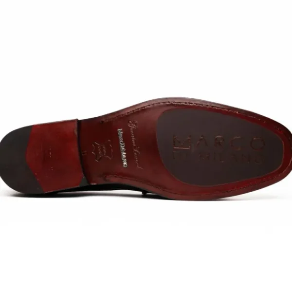 Outlet Marco di Milano Enzo Lizard Bit Loafers Black