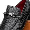 Online Marco di Milano Fabro Caiman Crocodile Bit Loafers Black