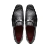 Online Marco di Milano Fabro Caiman Crocodile Bit Loafers Black