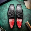 Online Marco di Milano Fabro Caiman Crocodile Bit Loafers Black