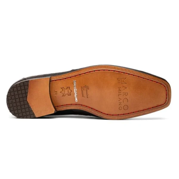 Cheap Marco di Milano Fabro Lizard Bit Loafers Brown