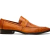 Best Marco di Milano Fangio Ostrich Penny Loafer Cognac