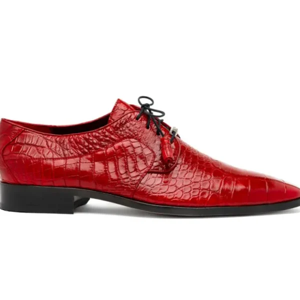 Flash Sale Marco di Milano Fitipaldi Alligator Derby Red