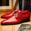 Flash Sale Marco di Milano Fitipaldi Alligator Derby Red