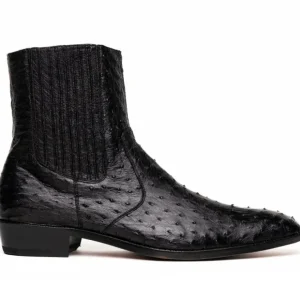 Flash Sale Marco di Milano Giorgio Ostrich Quill Dress Boots Black