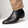 Flash Sale Marco di Milano Giorgio Ostrich Quill Dress Boots Black