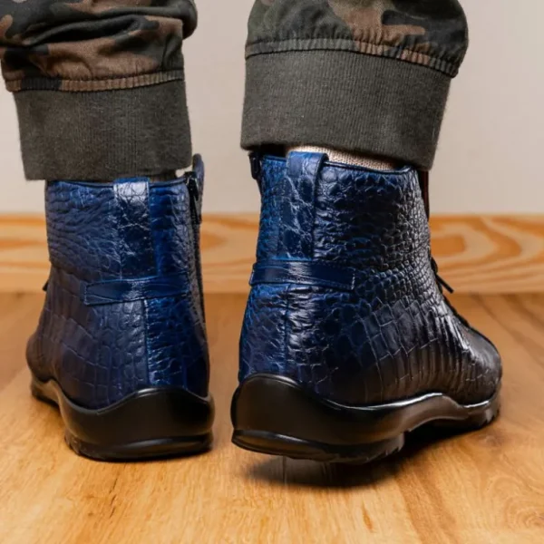 Best Marco di Milano Hermond Alligator Boots Navy