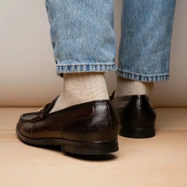 marco_di_milano_hugo_liza_12-1.webp Online Marco di Milano Hugo Lizard & Calfskin Bit Loafers Brown