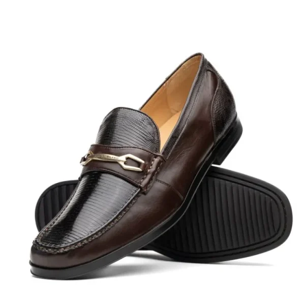marco_di_milano_hugo_liza_2-1.webp Online Marco di Milano Hugo Lizard & Calfskin Bit Loafers Brown