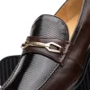 Online Marco di Milano Hugo Lizard & Calfskin Bit Loafers Brown