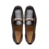 Online Marco di Milano Hugo Lizard & Calfskin Bit Loafers Brown