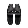 Hot Marco di Milano Hugo Sueded Ostrich Leg Bit Loafers Black