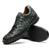 Outlet Marco di Milano Kratos Caiman Crocodile Sneaker Forest Green ForestGreen