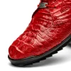 New Marco di Milano Kratos Caiman Crocodile Sneaker Red