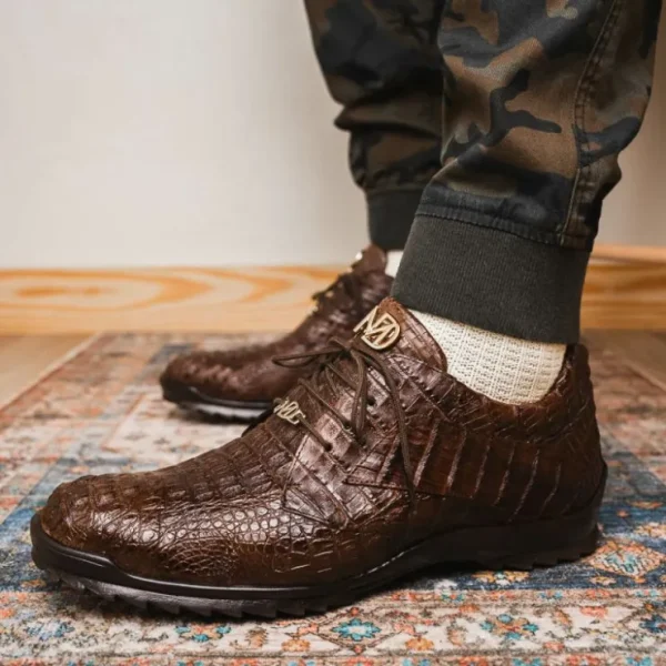 marco_di_milano_kratos_ca_6-6.webp Sale Marco di Milano Kratos Caiman Crocodile Sneaker Brown