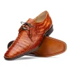 Cheap Marco di Milano Lacio Caiman Crocodile Derby Brandy