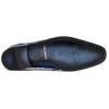 Outlet Marco di Milano Lacio Caiman Crocodile Derby Electric Blue ElectricBlue