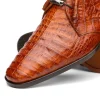 Cheap Marco di Milano Lacio Caiman Crocodile Derby Brandy