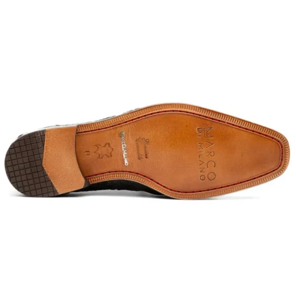 Cheap Marco di Milano Lacio Caiman Crocodile Derby Brandy