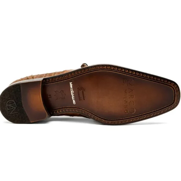 Flash Sale Marco di Milano Lacio Caiman Crocodile Derby Bay Apache BayApache