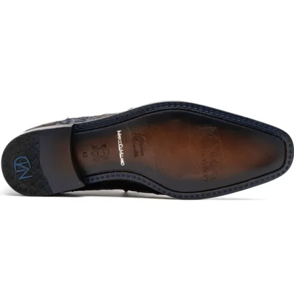marco_di_milano_luciano_c_1.webp Online Marco di Milano Luciano Caiman Crocodile Wingtip Shoes Navy / Brown