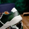 Hot Marco di Milano Lyon Ostrich Leg & Calfskin Sneakers Green / White