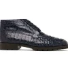 Cheap Marco di Milano Martinelli Caiman Crocodile Chukka Boots Navy