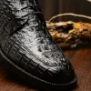 Sale Marco di Milano Martinelli Caiman Crocodile Chukka Boots Black