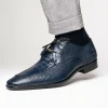 Fashion Marco di Milano Merida Caiman & Lizard Derby Navy