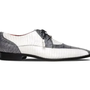 Cheap Marco di Milano Moncalieri Alligator & Cobra Shoes White / Grey