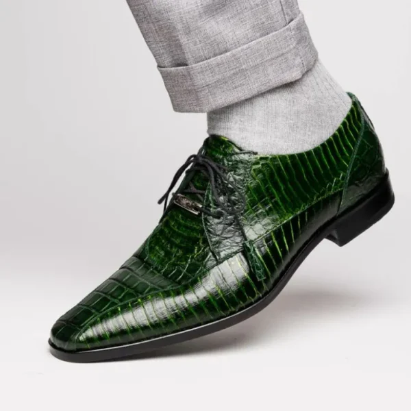 Cheap Marco di Milano Moncalieri Alligator & Cobra Shoes Green