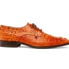 Best Marco di Milano Nilo Nile Crocodile Derby Brandy