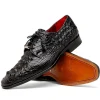 Cheap Marco di Milano Nilo Nile Crocodile Derby Black