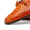 Best Marco di Milano Nilo Nile Crocodile Derby Brandy